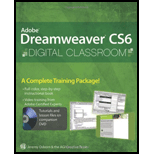 Adobe Dreamweaver CS6 Digital Classroom - With Dvd