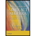 Introduction to Abstract Algebra (Hardback)