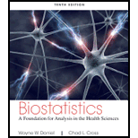 Biostatistics: Foundation for Analysis in the Health Sciences