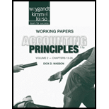 Accounting Principles -Working Papers Volume II Chapters 13-26