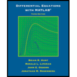 Differential Equations With MATLAB