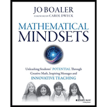 Mathematical Mindsets: Unleashing Students' Potential through Creative Math, Inspiring Messages and Innovative Teaching