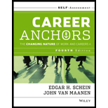 Career Anchors - Self Assessment