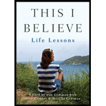 This I Believe: Life Lessons
