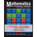 Mathematics for Elementary Teachers: A Contemporary Approach (Looseleaf)