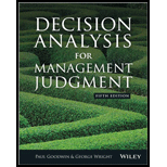 Decision Analysis for Management Judgment (Paperback)