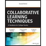 Collaborative Learning Techniques: A Handbook for College Faculty