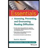 Essentials of Assessing, Preventing, and Overcoming Reading Difficulties