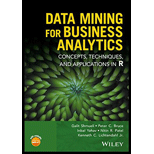 Data Mining for Business Analytics: Concepts, Techniques, and Applications in R