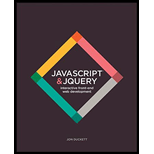 JavaScript and jQuery - With HTML and CSS
