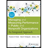 Managing and Measuring Performance in Public and Nonprofit Organizations: An Integrated Approach