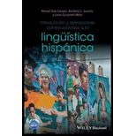 Introduccipn y Aplicaciones Contextualizadas a la Linguistica Hispanica
