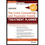 Crisis Counseling and Traumatic Events Treatment Planner - With DSM-5 Updates