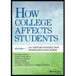 How College Affects Students: 21st Century Evidence that Higher Education Works, Volume 3