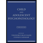 Child and Adolescent Psychopathology