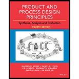 Product and Process Design Principles: Synthesis, Analysis and Design