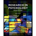 Research in Psychology: Methods and Design