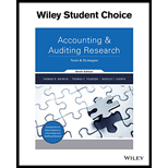 Accounting and Auditing Research