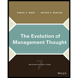 Evolution of Management Thought