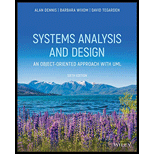 Systems Analysis and Design: An Object-Oriented Approach with UML