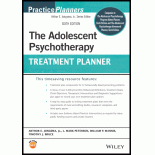 The Adolescent Psychotherapy Treatment Planner