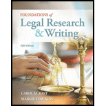 Foundations of Legal Res. and Writing