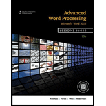 Advanced Word Processing, Lessons 56-110: Microsoft