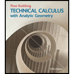 Technical Calculus with Analytic Geometry