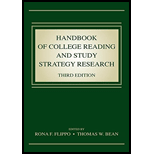 Handbook of College Reading and Study Strategy Research