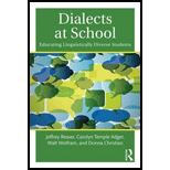 Dialects at School: Educating Linguistically Diverse Students