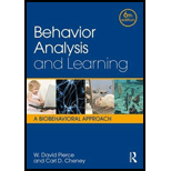 Behavior Analysis and Learning