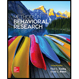 Methods in Behavioral Research