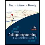 Gregg College Keyboarding and Document Processing - Word 16 - Lessons 1-60 - Kit 1