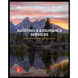 Auditing and Assurance Services: A Systematic Approach