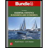 Essentials Statistics in Business and Economics (Looseleaf) - With Connect