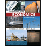 International Economics: A Policy Approach (Custom)