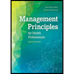 Management Principles for Health Professionals - With Access
