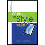 Writing With Style: APA Style Made Easy