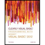 Clearly Visual Basic: Programming with Microsoft Visual Basic 2012