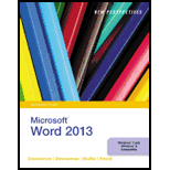Microsoft Office Word 2013: Intro.