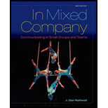 In Mixed Company: Communication. Small Groups