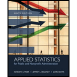 Applied Statistics for Public and Nonprofit Administration