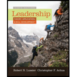 Leadership: Theory, Application and Skill Development