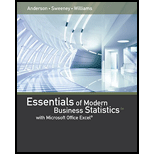 Essentials of Modern Business Stat. With Microsoft Office Excel