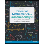 Essential Mathematics for Economic Analysis