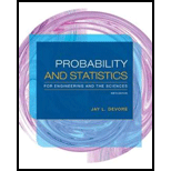 Probability and Statistics for Engineering and the Sciences - Text Only