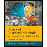 Basics of Research Methods for Criminal Justice and Criminology