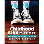 Childhood and Adolescence: Voyages in Development