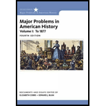 Major Problems in American History: Volume I