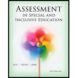 Assessment in Special and Inclusive Education
